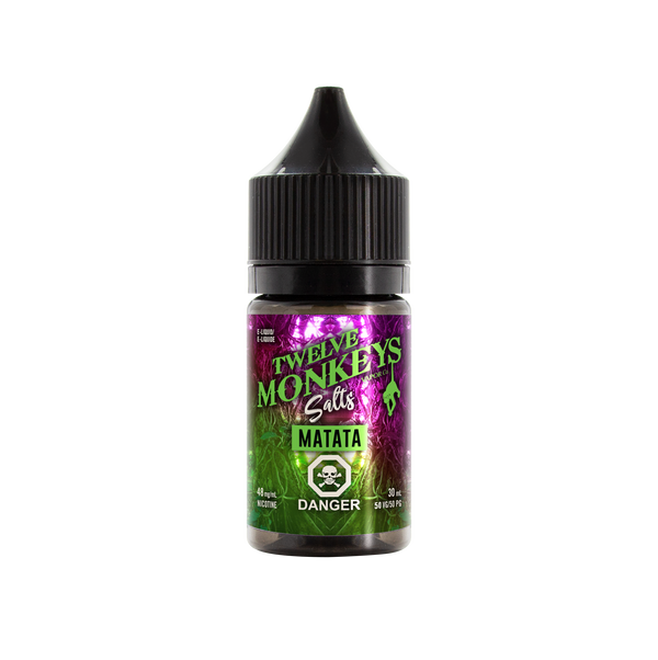 Twelve Monkeys Salts - Nic Salt E-Liquid - Vaping Bear