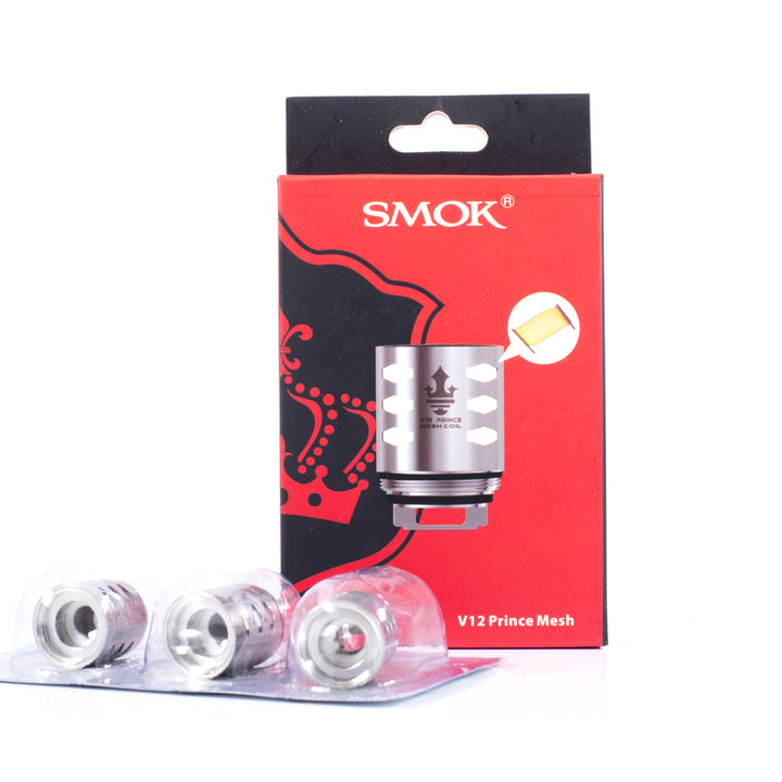 SMOK TFV12 Prince Strip Coil and Mesh Coil replacement - Vaping Bear